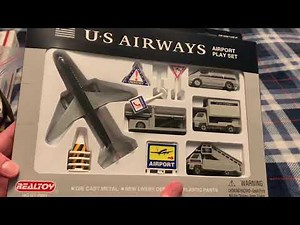 *RARE* US Airways Airport Playset Unboxing