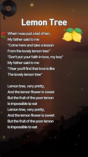 Lemon Tree 🍋 | Peter, Paul and Mary | 추억의 포크송