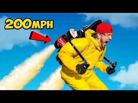 I BUILT A REAL JETPACK Powered by COKE!