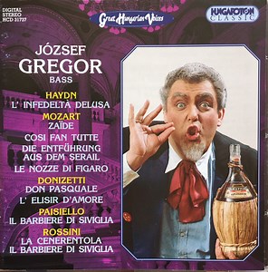 József Gregor, Haydn, Donizetti, Paisiello, Rossini – Buffo Arias And Duets József Gregor Bass (1997, CD)