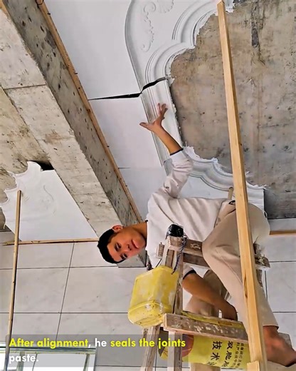 Beautiful Ceiling Design With Molding #CeilingDesign #MoldingWork #InteriorUpgrade #RoofDecoration #HomeStyleDIY | Deep Dive News