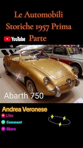 Le Automobili Storiche 1957, Prima Parte