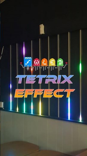 DIY LED Matrix Wall: Tetrix Effect