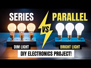 DIY Circuit Project: Series vs Parallel Glow-Up!