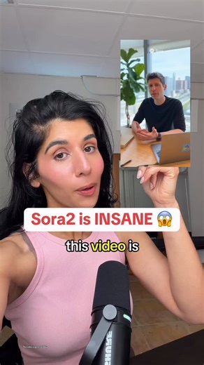 Sundas Khalid on Instagram: "I tried Sora 2 and my mind mind is blown away 🤯 what are your thoughts? Follow @sundaskhalidd for more tech and AI ⚡️ #sora2 #openai #chatgpt #veo3 @openai @soraofficial #gemini"