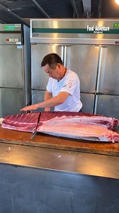 This looks like beef but it’s something way more shocking 😳 #MysteryMeat #FoodShock #MassiveCut #ButcherSkills #ViralReel | Food Adventure