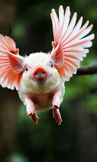 Unbelievable! Pigs Actually Flying in the Sky – You HAVE to See This! 🐷✨ #wildlyunbelievable
