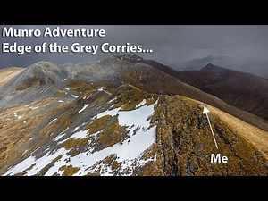 Early Spring Munro Walk in Snow Showers | The Grey Corries | Scotland