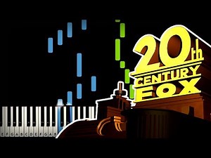 20th Century Fox - Intro Piano Tutorial (Sheet Music + midi)