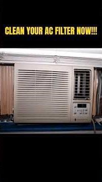 How To Clean Your Window AC Filters!