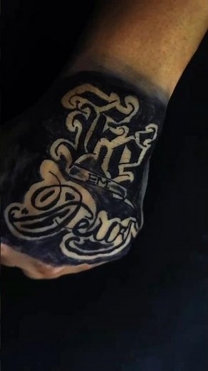 REALISTIC TEMPORARY TATTOO WITH PHRASE: FAITH IN GOD ‼️ #tattoo #viralvideo #realism #phrases