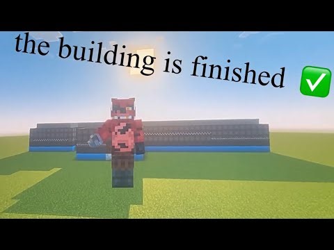 Building all of Fnaf 1’s building 🍕#fnaf #minecraft #minecraftutorial