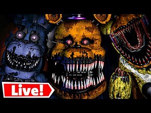 THE SCARIEST FNAF 4 GAMES | 400K SUBS LIVESTREAM