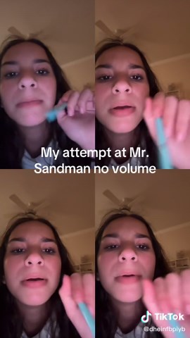 Mi intento de cantar Mr. Sandman