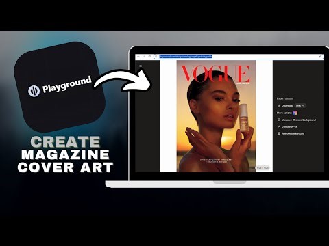 How to Create Magazine Cover Art with Playground AI in SECONDS!