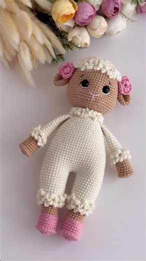 Cute Crochet Sheep | Pattern Reveal #amigurumi #crochettoy #amigurumis #amigurumiscrochet