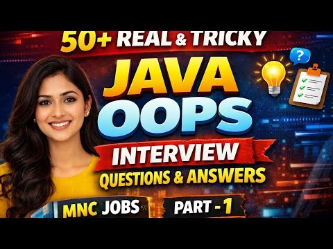 50+ Real & Tricky Java OOPS Interview Question & Answers | MNC Level Part-1 | Explained in Tamil