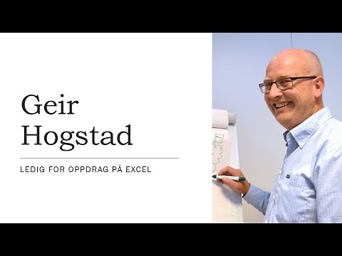 Timeliste per måned i Excel