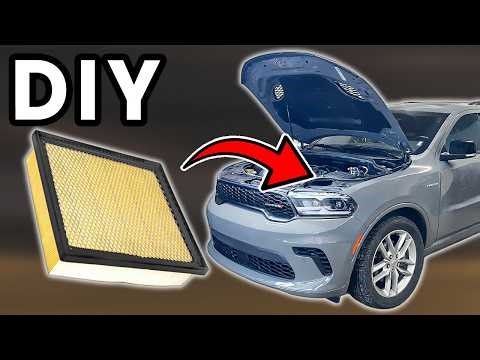 DIY 2011-2025 Dodge Durango Air Filter Replacement | How To Replace Dodge Durango Engine Air Filter