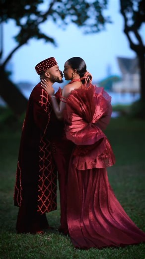Flora’s Skin on Instagram: "This is the day the Lord has made 🤍 Brides Dress : @florencebyester Stylist: @theperlaco Planner @shamol_experience Makeup @zitentik_mua Videography @mcefilms Groom’s outfit @dejiandkola #okechinyerem #stansflower"