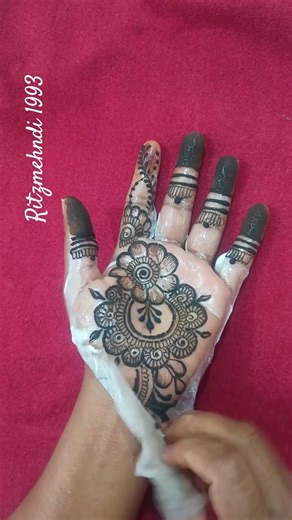 simple and easy full hand mehndi design latest mehndi#mehndi #hennadesign #viralshort