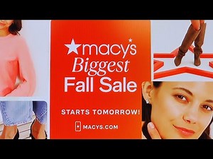 MACY'S COMMERCIAL 2025 | MACY'S BIGGEST FALL SALE (STARTS TOMORROW!) MACYS.COM | MACY'S