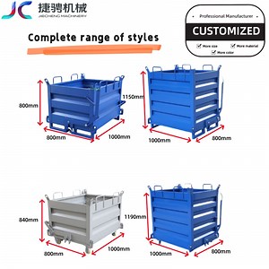 [Hot Item] Heavy-Duty Self-Unloading Iron Scrap Storage Box for Workshops