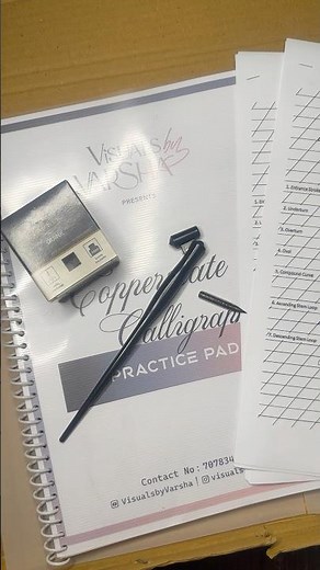 What’s Inside My Copperplate Calligraphy Workshop Kit 🎁 | Beginner’s Calligraphy Essentials