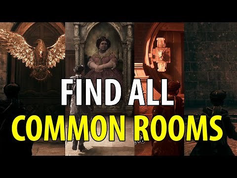 Hogwarts Legacy - How to Find ALL COMMON ROOMS and GO INSIDE THEM