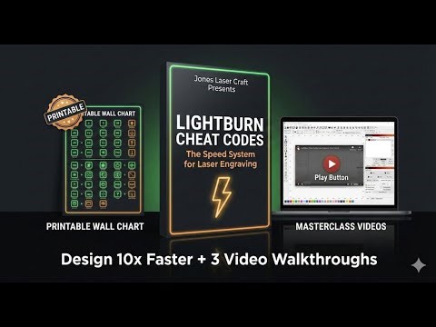 LightBurn Secret: Stop Clicking So Much! 🤯 #shorts
