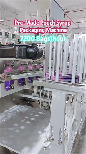 Pre-made Pouch Syrup Packaging Machine