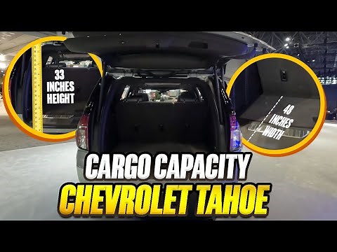 2023 Chevrolet Tahoe - True Cargo Capacity Given In Inches