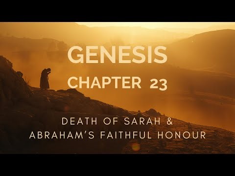 Genesis 23 (NIV) — the tender account of Sarah’s death and Abraham’s faithful honor