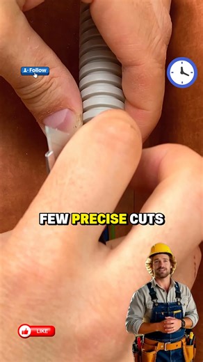 Excellent method of connecting PVC pipes for electrical wiring #diy #tips #electrician #fyp #reels #viral | Tool Tricks