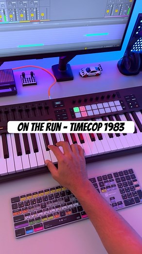 On the run - Timecop 1983 #wearenovation #midikeyboard #abletonlive #timecop1983 #synthwave