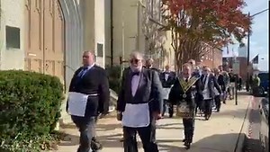 In Fredericksburg with the Scottish Freemasons in America event.￼ | George Washington Masonic National Memorial