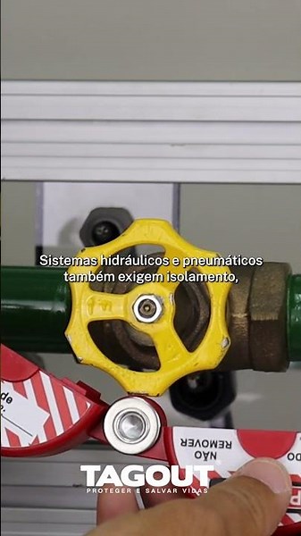 Bloqueios de válvula: segurança em linhas pressurizadas