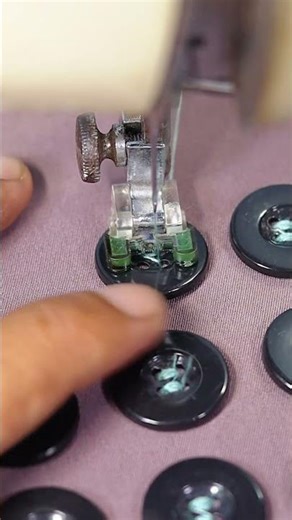 Sewing a Perfect Button with Your Machine Made Simple #sewingtutorial #buttonsewing #diy