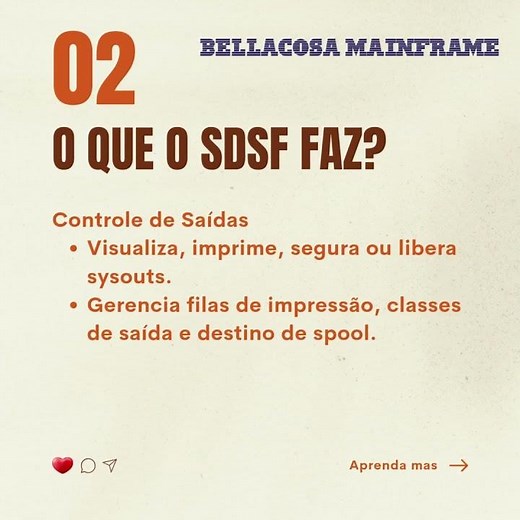 O que o SDSF faz?