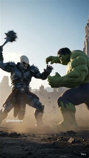 Hulk and villain ki ladai scene