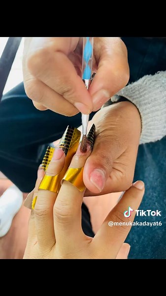 #scuplture nails💅#papernails#extension #faryou @Zeni Sha @भावना साउद__💌🌼