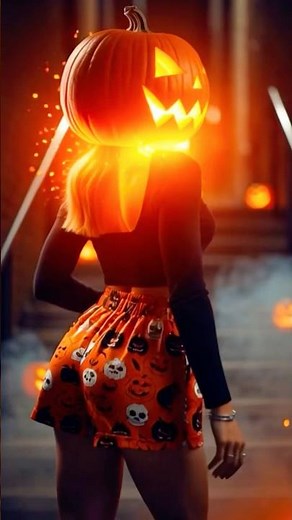 Cinematic Halloween Glamour | A Bold Plus-Size Beauty in 8K Realism