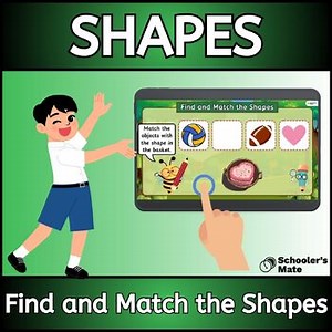 Basic Plus Shapes: Find and Match the Shapes Digital Resources