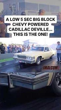 A 1000+ hp Cadillac Deville that makes 5 sec passes is insane