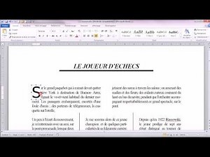 Exercices Word - TP numéro 1