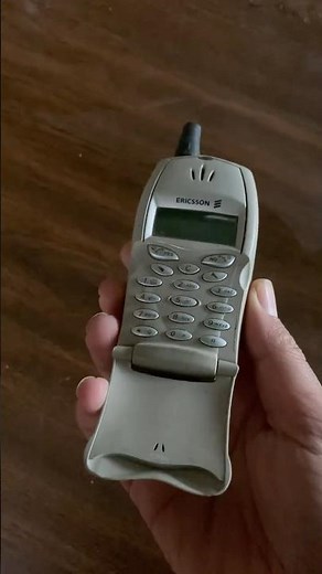 Vintage Ericsson Flip Phone from the Early 2000s. #vintage