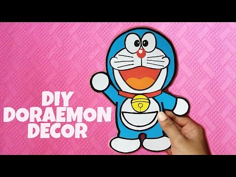 Doraemon Decor | Simple Doraemon Craft Idea - Easy to make Doraemon DIY | No paint | No print