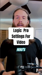 How to set up Logic Pro to work with video and post production sound. #musicproducer #logicprox