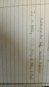 Balancing the half Redox Reaction \mathrm { I } _ { 2 } + \math... | Filo
