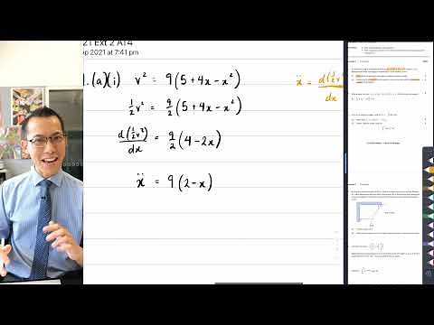 Proving simple harmonic motion (Exam Question 1 of 10)